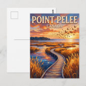 Point Pelee Nationalpark Kanada Postkarte (Vorne/Hinten)