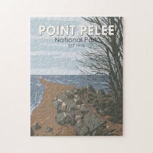 Point Pelee Nationalpark Reise Kunst Vintage Puzzle
