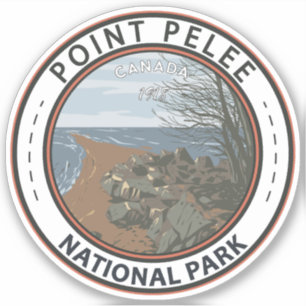 Point Pelee Nationalpark Reisen Vintag Aufkleber