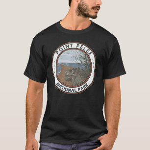Point Pelee Nationalpark Reisen Vintages Abzeichen T-Shirt