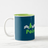 Point Pelee Nationalpark Retro Zweifarbige Tasse (Links)