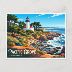 Point Pinos Leuchtturm Pacific Grove Kalifornien Postkarte