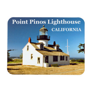 Point Pinos Lighthouse, California Foto Magnet