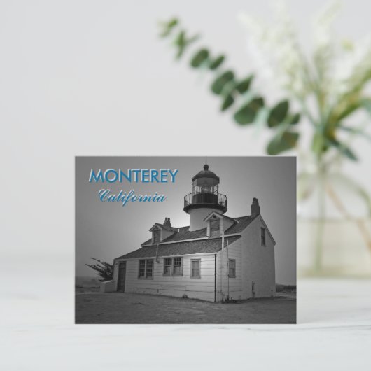 Point Pinos Lighthouse Postkarte (Stehend Vorderseite)