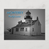 Point Pinos Lighthouse Postkarte (Vorderseite)