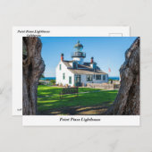 Point Pinos Lighthouse Postkarte (Vorne/Hinten)