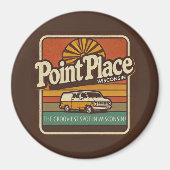 Point Place Wisconsin Magnet (Vorne)