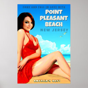 Point Pleasant Beach New Jersey Shore Amerikas Poster