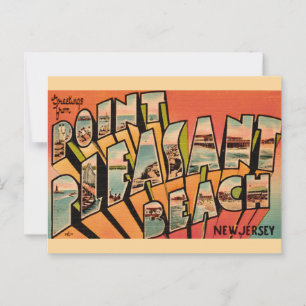Point Pleasant Beach NJ Grußpostkarte Postkarte