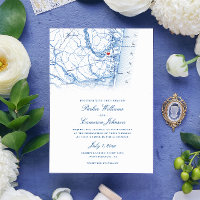 Point Pleasant New Jersey Karte Elegante Marine Ho