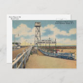 Point Pleasant NJ Beach Train, Vintag Postkarte (Vorne/Hinten)