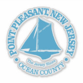 Point Pleasant NJ (sloop) Aufkleber (Vorderseite)