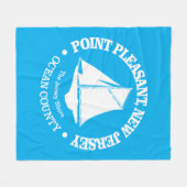 Point Pleasant NJ (sloop) Fleecedecke (Vorderseite (Horizontal))