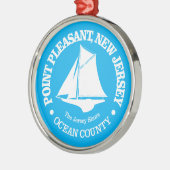 Point Pleasant NJ (sloop) Ornament Aus Metall (Links)