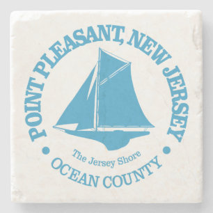 Point Pleasant NJ (sloop) Steinuntersetzer