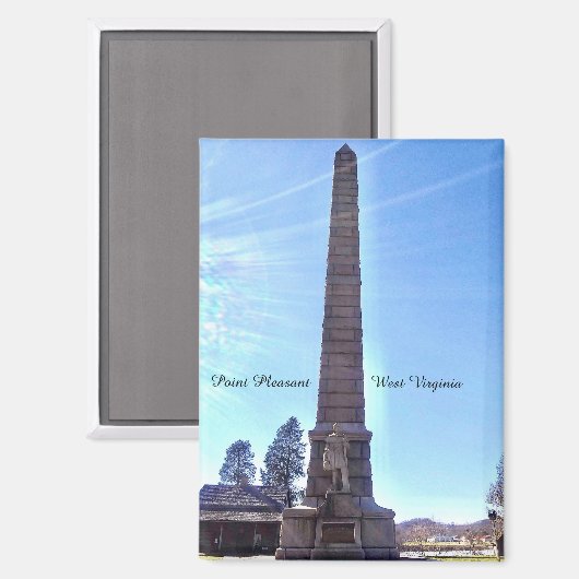 Point Pleasant West Virginia Magnet  (Vorderseite/Rückseite)