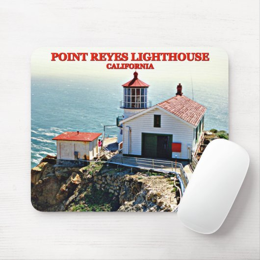Point Reyes Light, California Mousepad (Mit Mouse)