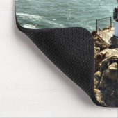 Point Reyes Light, California Mousepad (Ecke)