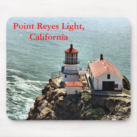 Point Reyes Light, California Mousepad (Vorne)