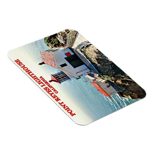 Point Reyes Lighthouse, California Flexi Magnet (Rechte Seite)