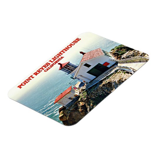 Point Reyes Lighthouse, California Flexi Magnet (Linke Seite)