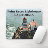Point Reyes Lighthouse, California Mousepad (Mit Mouse)