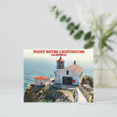 Point Reyes Lighthouse, California Postcard Postkarte (Stehend Vorderseite)