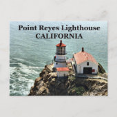 Point Reyes Lighthouse, California Postcard Postkarte (Vorderseite)