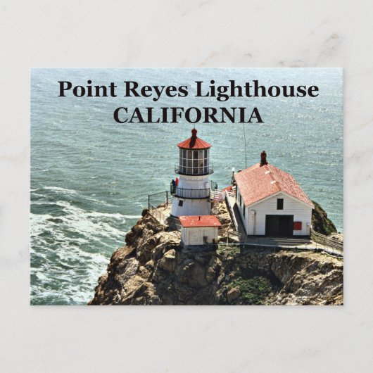 Point Reyes Lighthouse, California Postcard Postkarte (Vorderseite)