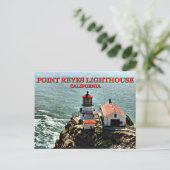 Point Reyes Lighthouse, California Postcard Postkarte (Stehend Vorderseite)