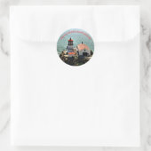 Point Reyes Lighthouse, California Round Sticker (Tasche)