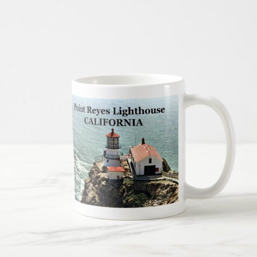 Point Reyes Lighthouse, California Tasse (Rechts)