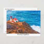Point Reyes Lighthouse Postkarte (Vorne/Hinten)