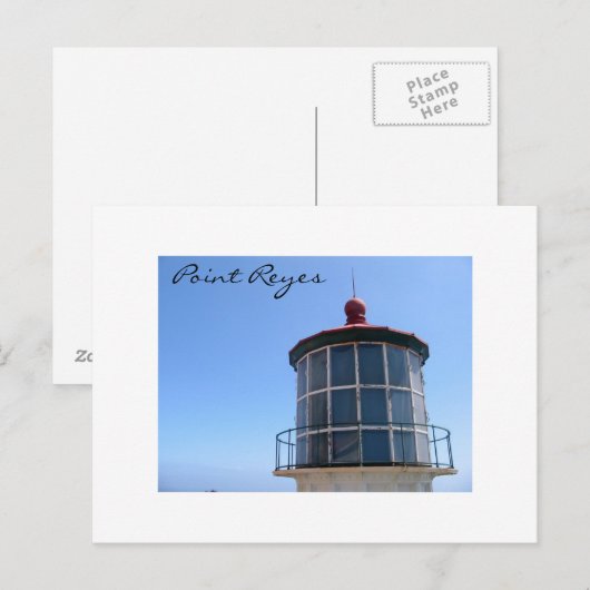 Point Reyes Lighthouse Postkarte (Vorne/Hinten)