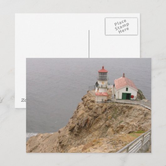 Point Reyes Lighthouse Postkarte (Vorne/Hinten)