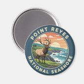 Point Reyes National Seashore California Magnet (Vorderseite/Rückseite)