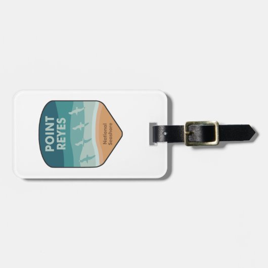 Point Reyes National Seashore California Seaguls Gepäckanhänger (Vorderseite horizontal)