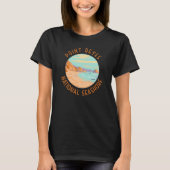 Point Reyes National Seashore Distressed Circle T-Shirt (Vorderseite)