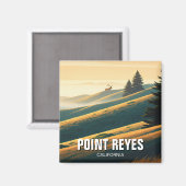 Point Reyes National Seashore Elch Magnet (Vorderseite/Rückseite)