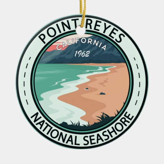 Point Reyes National Seashore Kalifornien Keramik Ornament (Vorne)