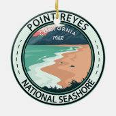 Point Reyes National Seashore Kalifornien Keramik Ornament (Hinten)