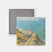 Point Reyes National Seashore Travel Magnet (Vorderseite/Rückseite)