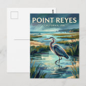 Point Reyes National Seashore USA wird zu Postkarte (Vorne/Hinten)