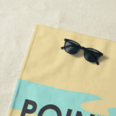 Point Reyes National Seashore Vintag Strandtuch (Beispiel)