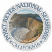Point Reyes NS Aufkleber (Vorderseite)