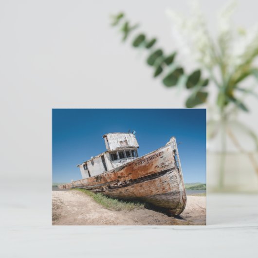 Point Reyes Shipwreck Postkarte (Stehend Vorderseite)
