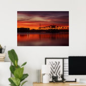 Point Street Brücke Sunrise Poster (Heimbüro)