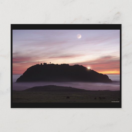 Point Sur Moon Postkarte (Vorderseite)