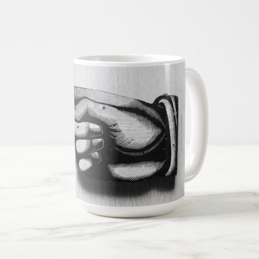 Point the Way Victorian Hand Kaffeetasse (VorderseiteRechts)