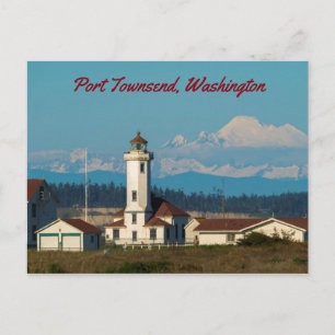 Point Wilson Light - Port Townsend, Washington Postkarte